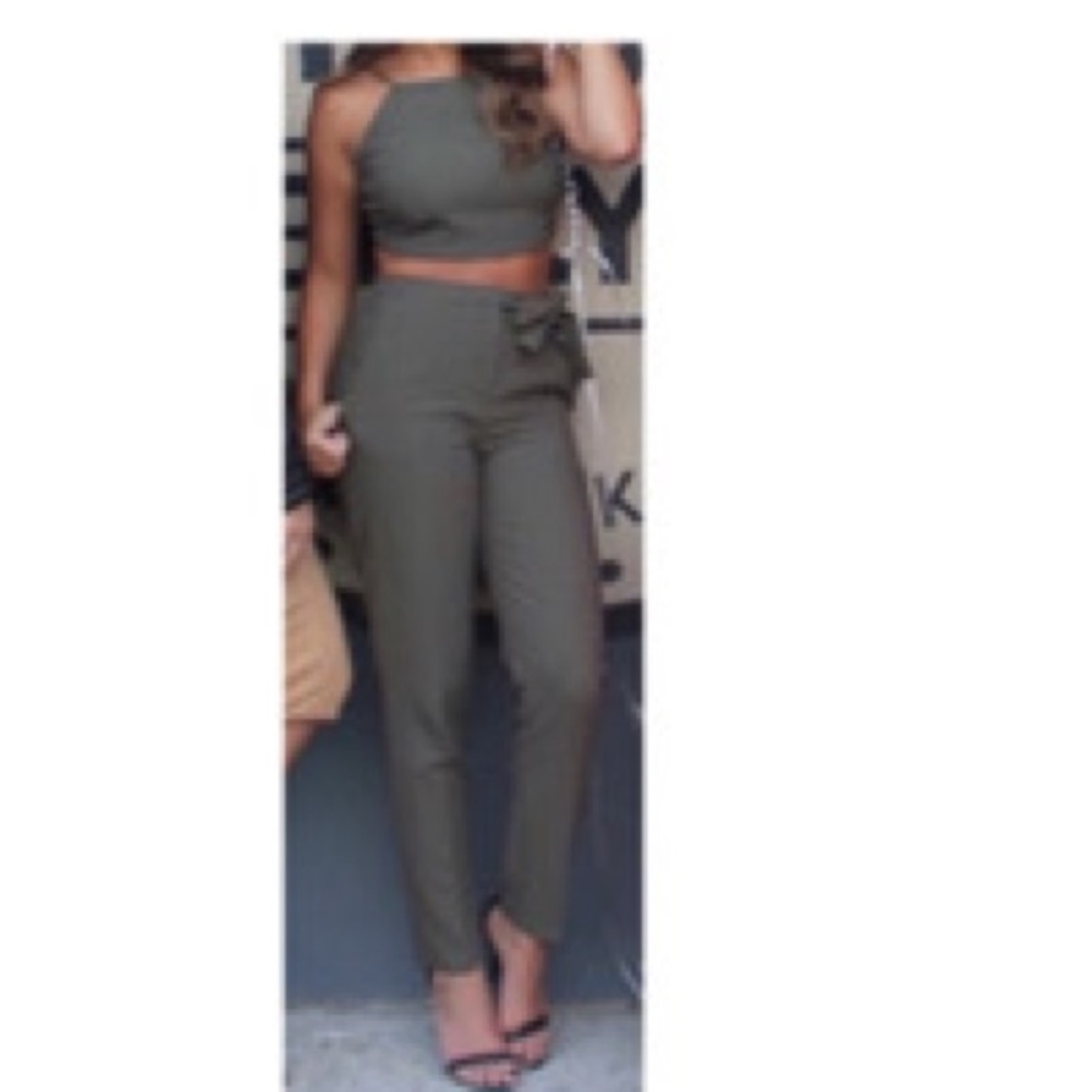 Misguided pants set
